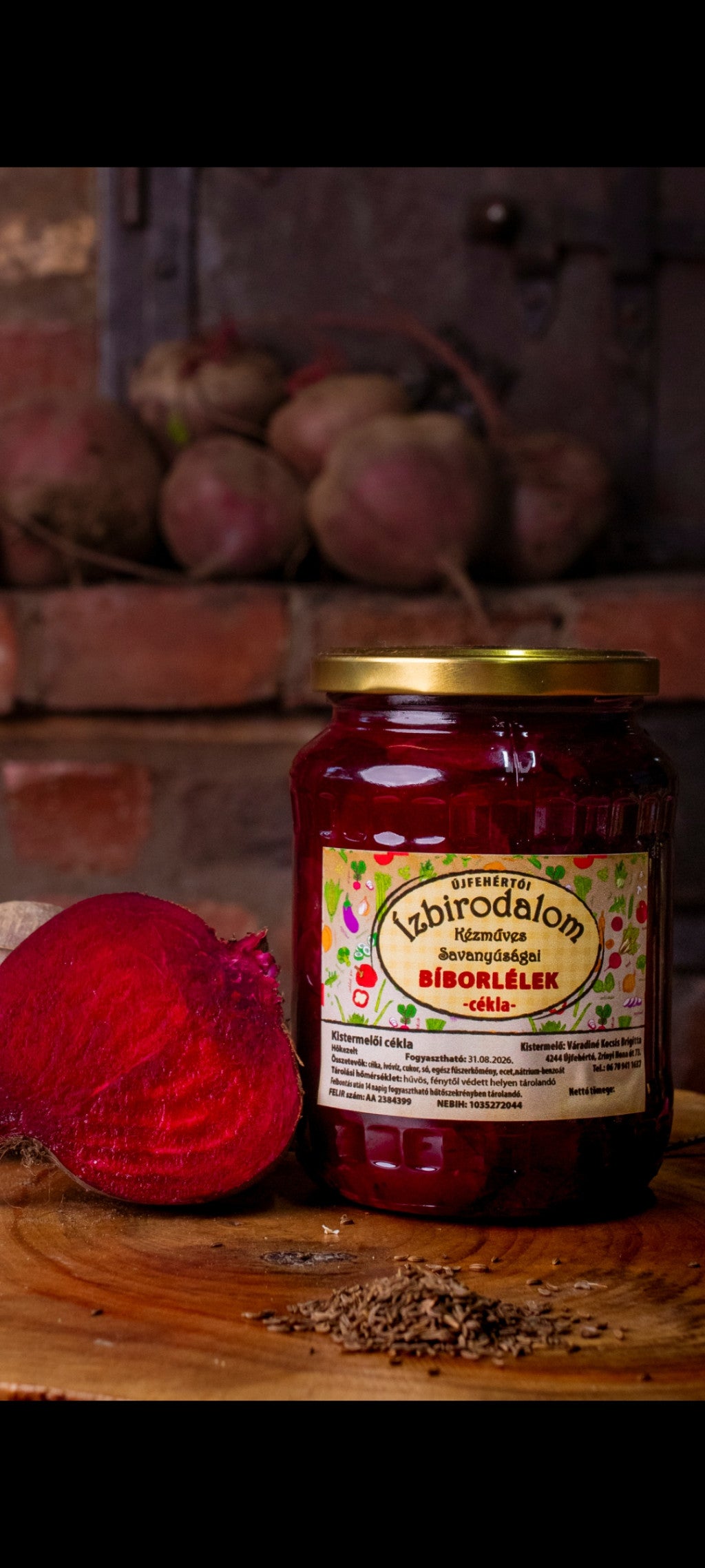 Bíborlélek Cékla szelet -720 ml