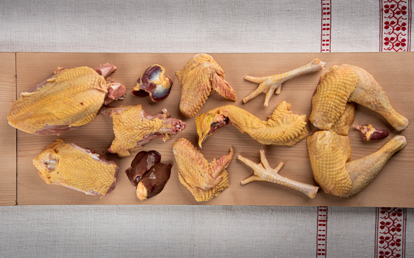 Tisztított Csirke -1,3 kg-1,5 kg súlyban