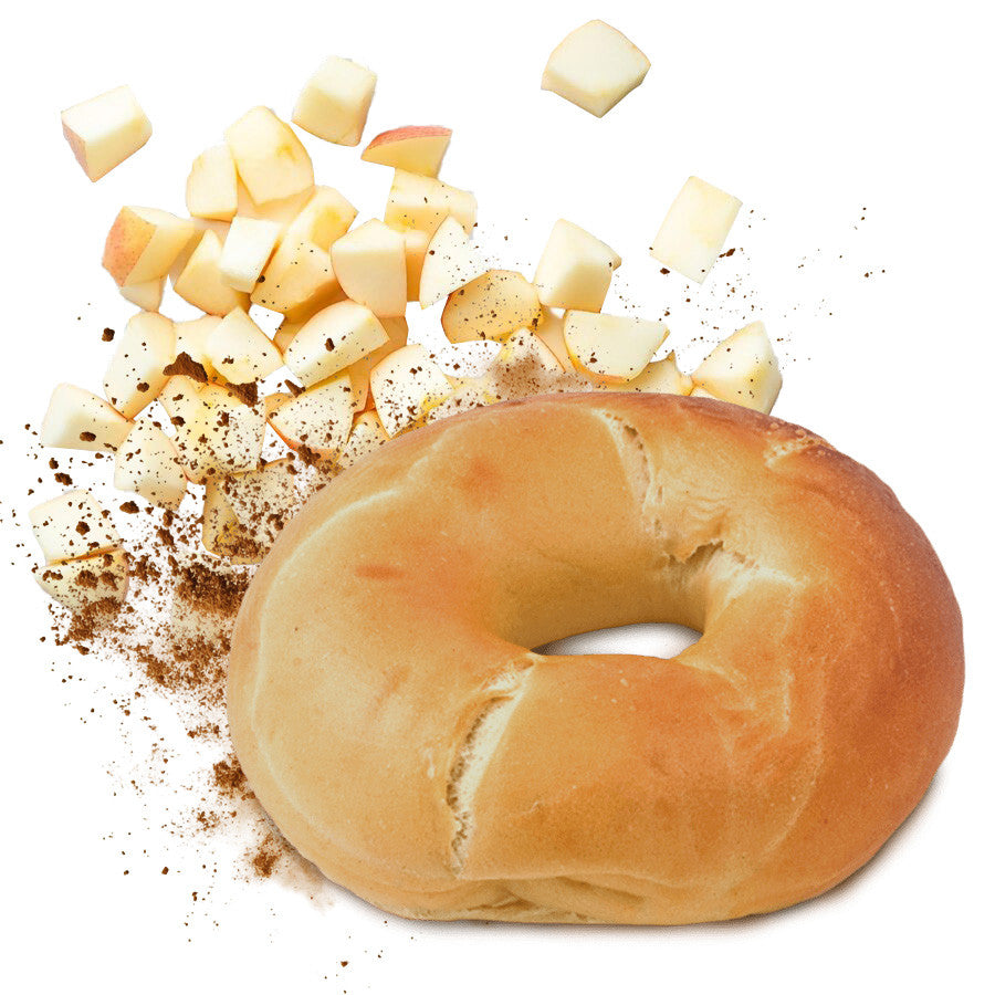 Fahéjas-almás Bägel (vajas-édes tésztából)