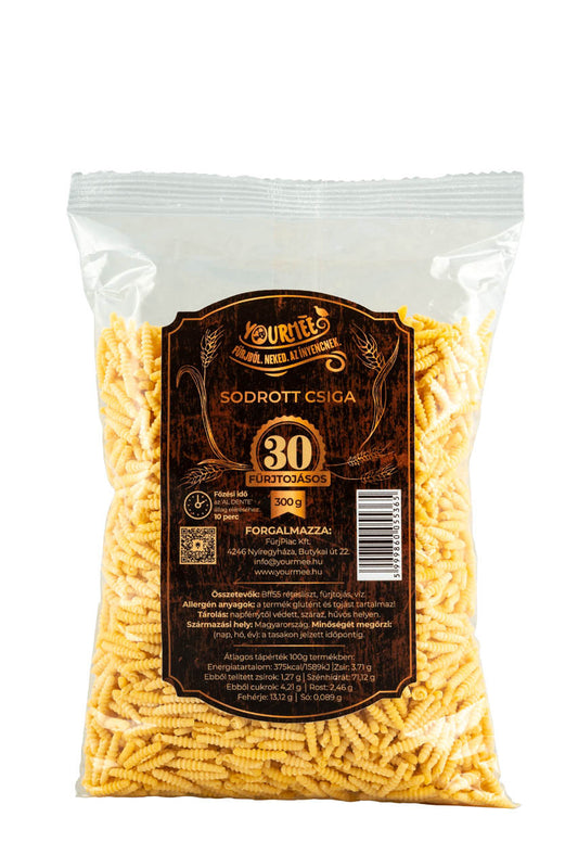 Yourméé, 30 fürjtojásos Sodrott csigatészta - 300g