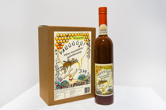 Töviskertem -Mézes homoktövis- gyömbérszörp