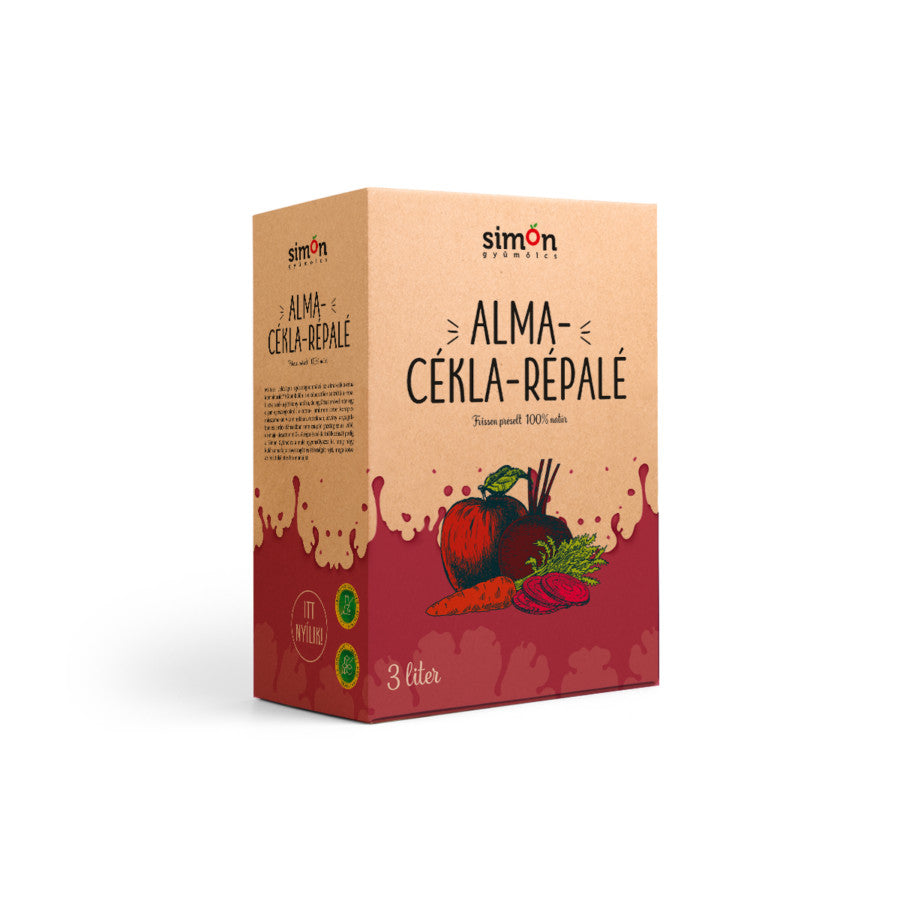 Simon Gyümölcs-100%  Alma - Cékla - Répalé -3 l